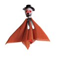 thumbnail image 3 of Decoración colgante de Halloween con sombrero de espectro siniestro para patio al aire libre. naranja, 3 of 9