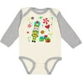thumbnail image 3 of Inktastic Holiday Nutcracker and Candy for Christmas Boys or Girls Long Sleeve Baby Bodysuit, 3 of 5
