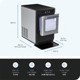 thumbnail image 3 of Fabricador de hielo de sobremesa tipo nugget hOmeLabs de acero inoxidable, 20 kg/día, 3 of 9