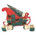 thumbnail image 1 of Christmas Countdown Calendar Ornaments Wooden Calendar with 24 Drawers Children's Christmas Gifts a, 1 of 5