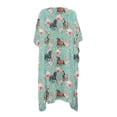 thumbnail image 5 of Xoenoiee Horse Rose Daisy Flower Pattern Women Kimonos 2026 Swim Cover Up Summer Bikini Beach Coverup Boho Sheer Kimono Cardigan for Beach Vacation, 5 of 7