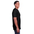 thumbnail image 3 of Gildan Softstyle CVC T-Shirt for Adult, Men's Crewneck Tee, 60/40 Cotton/polyester, Pitch Black Shirt, 2XL, 3 of 5