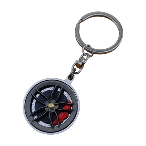 Zeiwohndc Minimalist Metal Key Holder 360 Rotating Bearing Lightweight Accessory For Keys Tools DIY