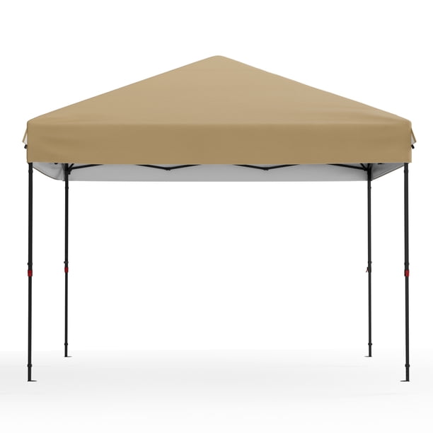 Carpa Plegable para Exterior 3x3m - Montaje Rápido por una Perfil - Resistente al Agua y Rayos UV, Tejido Oxford 210D - Incluye 1 Pared Lateral - Perfecta para Jardín, Picnic, Camping y Eventos