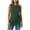 22·Green, variant on DailyTrove Women Round Neck Side Ruched Split Hem Loose Fit Sleeveless Daily Tank Shirt