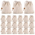thumbnail image 1 of Paquete de 40 bolsas exfoliantes de jabón, bolsa de jabón en barra de malla de sisal con cordón para uso en el baño y la ducha, 1 of 5