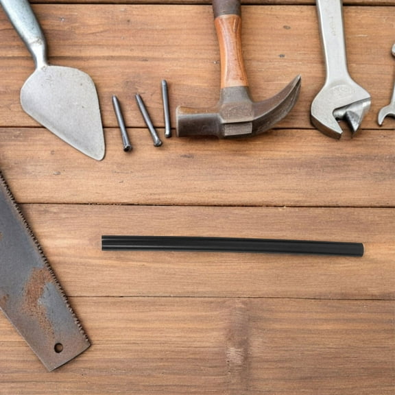 MLINS 12 Pcs Adhesive Hot Glue Sticks Commercial Melt Roller Black