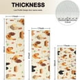 thumbnail image 4 of Beige Chicken Cartoon Pattern Kitchen Rugs Sets Of 3,Kitchen Runner Rugs Non Skid Washable,Decorative Kitchen Floor Mats for Kitchen,Sink,Laundry,17"x30"+ 17"x47" + 17"x59", 4 of 6