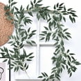 thumbnail image 1 of Guirnalda de frutas artificiales, enredaderas de plástico colgantes, plantas de decoración para el hogar, hojas amarillas falsas, hojas verdes de simulación, ratán, plantas verdes simuladas, 1 of 6