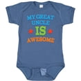 thumbnail image 3 of Inktastic My Great Uncle is Awesome Boys or Girls Baby Bodysuit, 3 of 5