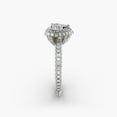 thumbnail image 3 of First Jewel Double Halo Engagement Ring for Her - 1.6 Ct Heart Cut Lab Created Diamond Ring - Wedding Promise Ring - Anniversary Gift for Women - Valentine’s Day Jewelry, 3 of 4
