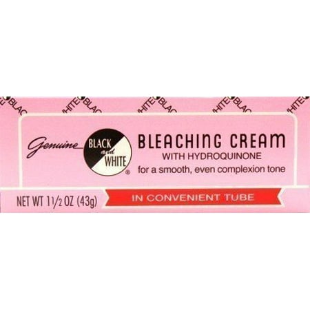Black & White Bleaching Cream for Smooth & Even Complexion Tone 1.5 oz 3