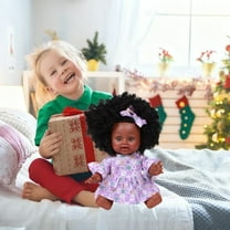 ChicYu Kids Toy House Doll Set Complete Playhouse with Dolls Interactive Pretend Play Toy Suitable for Children to Stimulate Social Skills