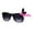 pink, variant on Kids Girls Child Size Bow Bunny Ear Horned Sunglasses Pink
