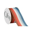 thumbnail image 3 of Offray 5/8" Stripes Microspool Ribbon-Red, White, & Blue, 3 of 3