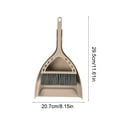 thumbnail image 4 of Mini Desktop Dustpan and Brush Set - Compact 11.6x8x1.97in Plastic Handheld Broom for Keyboard, Sofa, Car, Hard-to-Reach Areas - Portable Cleaning Tool for Home, Office, Food Crumbs, 4 of 6