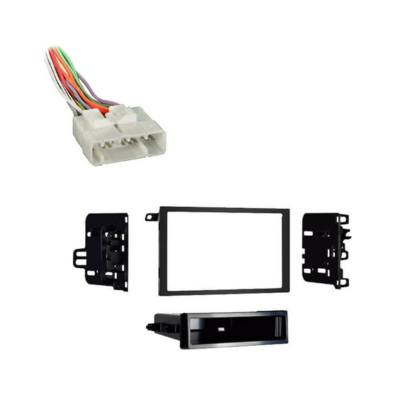 Fits Isuzu Rodeo Sport 01-03 Double DIN Stereo Harness Radio Install Dash Kit