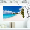 thumbnail image 1 of Panorama de Plage des Caraïbes - Impression sur Toile Photo de Paysage, 1 of 3