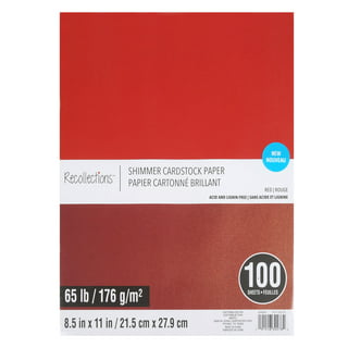 Uxcell Shimmer Cardstock Paper 10 Sheets, 8x11.5 Inch 92 Lb/250gsm, Cream 