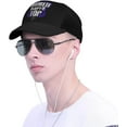 thumbnail image 4 of Rhea and Ripley Baseball Cap Trucker Hats Hip Hop Adjustable Hat Snapback Cap Unisex Dad Hat Black, 4 of 5