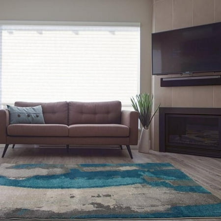 Kensington Marble Abstract Pattern Indoor Area Rug Carpet ...