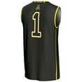 thumbnail image 3 of Youth GameDay Greats #1 Black Appalachian State Mountaineers Lightweight Basketball Jersey, 3 of 4