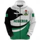 thumbnail image 3 of Sudadera con capucha y mapa de la bandera de Nigeria, sudadera con capucha con cremallera y emblema nacional de la NGA para hombres, ropa informal para hombres, deportes diarios, suéteres para niños, 3 of 5