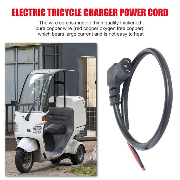 Accesorios de conector de Cable de núcleo de cobre para bicicleta eléctrica con enchufe de carga Sywqhk Accesorios para bicicletas
