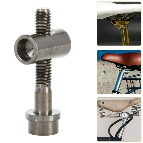 FONDOTIN Bike Seat Adjuster Bicycle Seat Posts Screw Titanium Alloy Silver 1Pcs Precision Fit