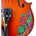 thumbnail image 3 of Rozanna's Violins Butterfly Rose Tattoo Violin 1/4 Size, 3 of 5