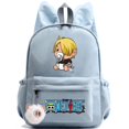 thumbnail image 1 of Anime One Piece Backpack Knapsack Kids Boy Girl Printed School Bag Teenager Student Cartoon Bookbag Outdoor Rucksack, 1 of 5