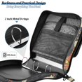 thumbnail image 4 of FORMRS Zipper Binder with Shoulder Strap 2-inch Ring 500 Sheet Capacity File Bag, Black Halloween Cat, 4 of 5