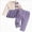 A263-Purple, variant on Toddler Baby Girl Clothes Fall Winter Outfits Infant Girl Sweatshirt Top Pants Set 18-24 Months