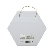 Hello Hobby Hexagon White Canvas Board for All Ages - Art Board & Canvas