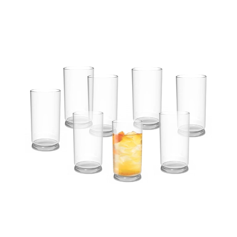 Better Homes & Gardens Emerson 16 Oz Clear Glass Tumbler, 8 Pack photo 1