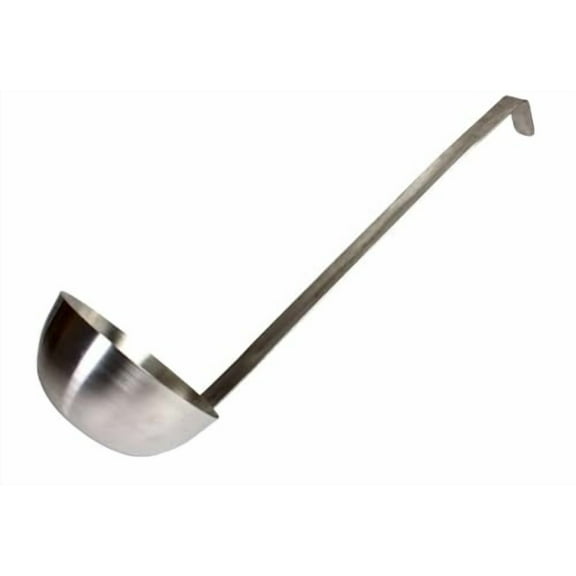 Soro Essentials- 24 oz. Stainless Steel Ladle with Hook Handle - Kitchen Ladle Soup Ladle Best Kitchen Accessories for Stirring Portioning and Serving Soups Chili and Stew in Restaurants and at Home