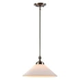 thumbnail image 4 of Kenroy Home Conical Brushed Steel 1 Light Pendant, 4 of 9