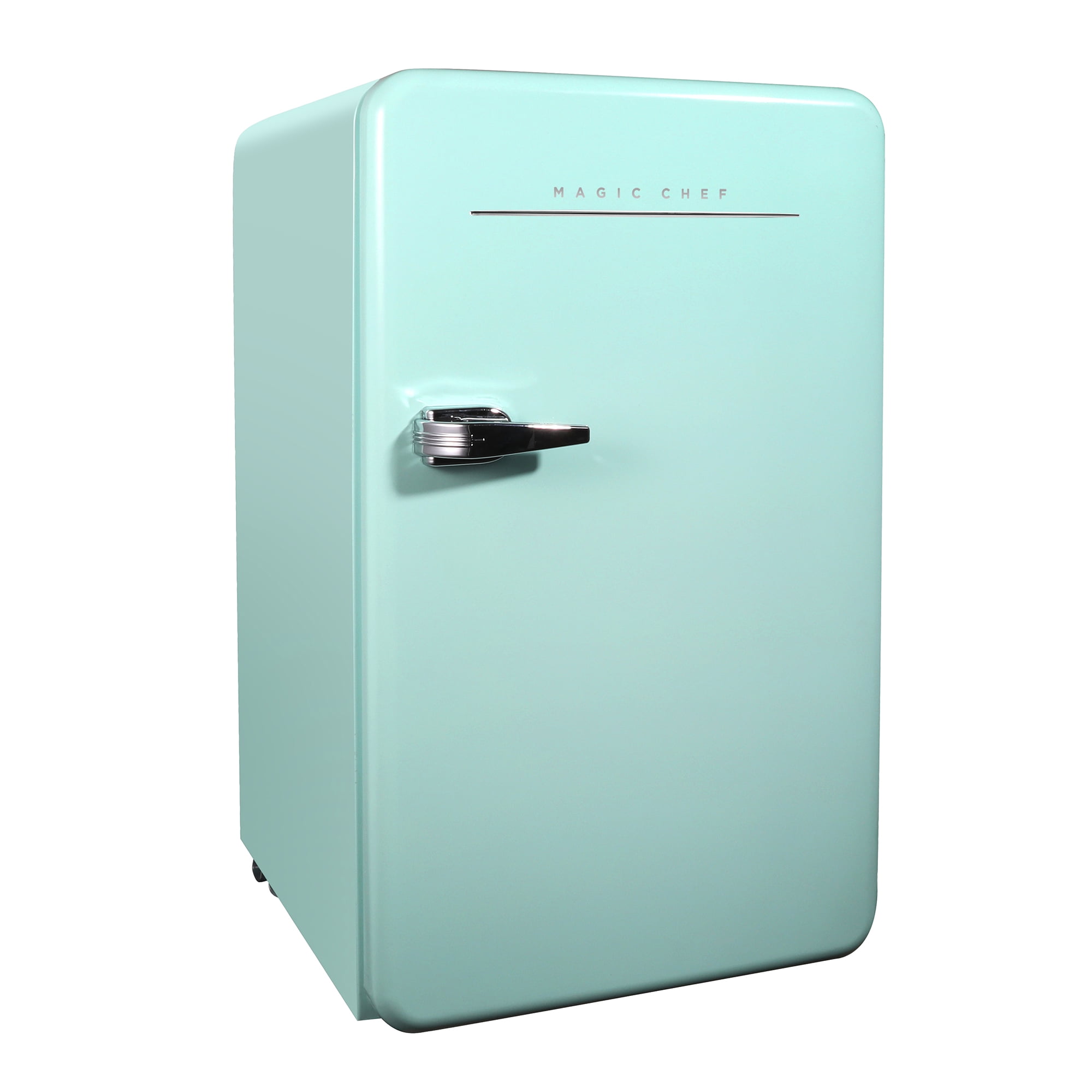 Magic Chef 3.2 cu. ft. Retro Mini Refrigerator in Mint Green, without Freezer in Mint Green