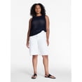 thumbnail image 2 of Time and Tru Women's Barrel Bermuda Shorts, Sizes 0-20, 2 of 6