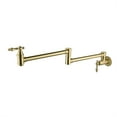thumbnail image 5 of Cfowner Pot Filler Folding Faucet, Wall Mount Kitchen Faucet for Living Room Bar, Gold, 5 of 8