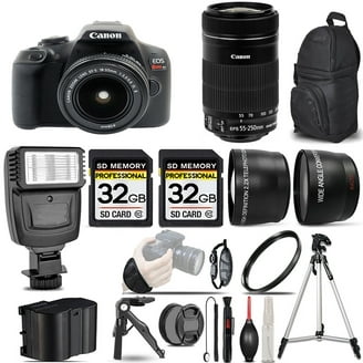 Canon EOS 60D DSLR Camera with 18-135mm and 70-300mm Lenses Kit