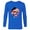 Navy, variant on Marvel Fantastic 4Ever Heart Valentine's Day - Long Sleeve T-Shirt for Men - Customized-Navy