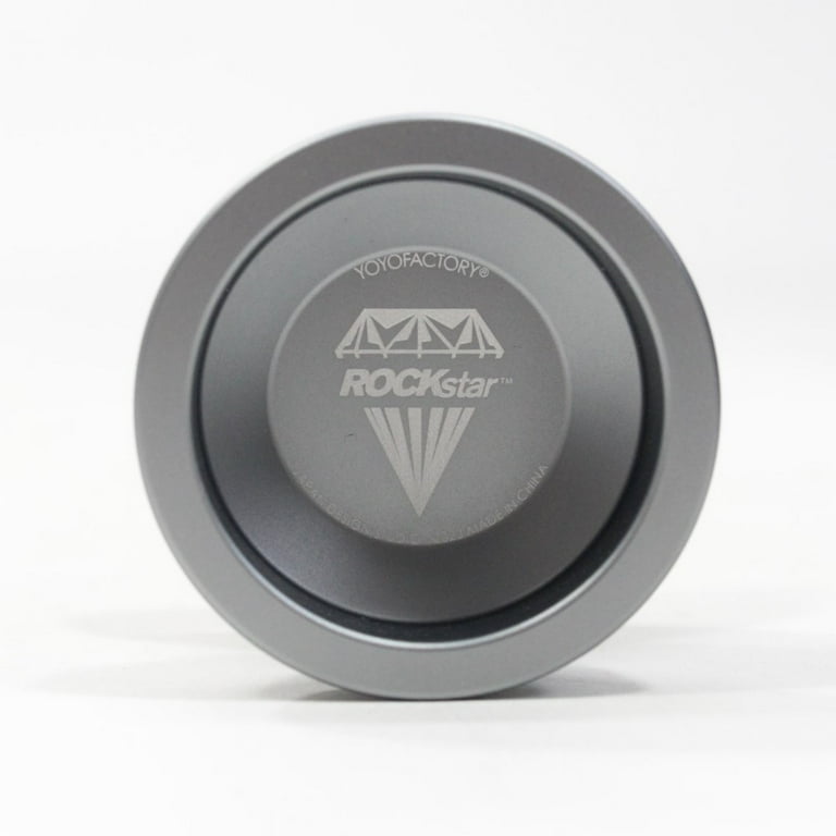 YoYoFactory JDS Rockstar Yo-Yo - Mono-Metal YoYo (Grey) - Walmart.com