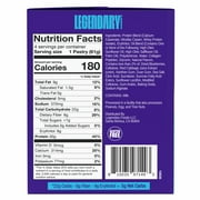 Legendary Foods Blueberry Protein Pastry, 20g Protein, 4 Pack, Keto Friendly, Gluten Free