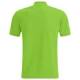 thumbnail image 3 of Polo Shirts for Men Golf Casual Slim Fit Short Sleeve Button Up Collared Tops Summer Moisture Wicking Performance Dress Shirts for Men Green L, 3 of 4