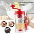 thumbnail image 1 of Garosa Hand-held Manual Pancake Cupcake Batter Mixer Dispenser Blender Machine Baking Tool, Cupcake Batter Mixer, Manual Batter Mixer, 1 of 5