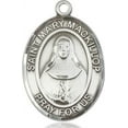 thumbnail image 3 of Extel Large Oval Sterling Silver St. Mary Mackillop Medal, Made in USA, 3 of 10