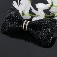 thumbnail image 2 of Pajarita GHTIYLP con strass negra ajustable 12 x 6 cm, 2 of 7