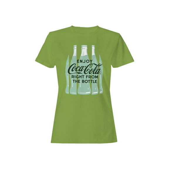 Officially Licensed Coca Cola Enjoy Coke Bottle Art Women's T-shirt
