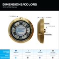thumbnail image 3 of Luz submarina para barcos Shadow-caster SC3 3 Bronce LED 24W, 3 of 4
